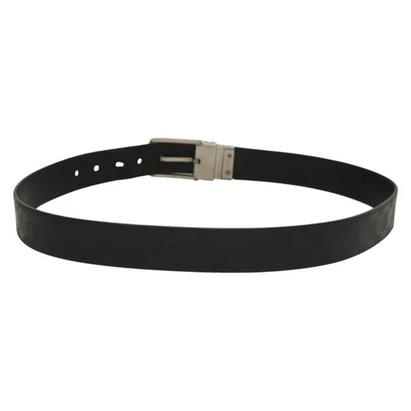 LOUIS VUITTON Damier Infini Ceinture Boston Belt Black LV Auth bs27758